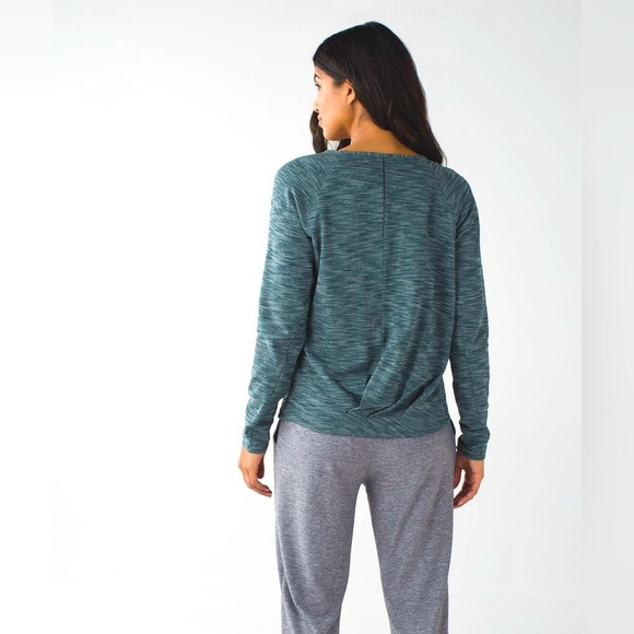 Lululemon &go City Pullover Twist Long Sleeve Pocket Running Top - Picture 1 of 7